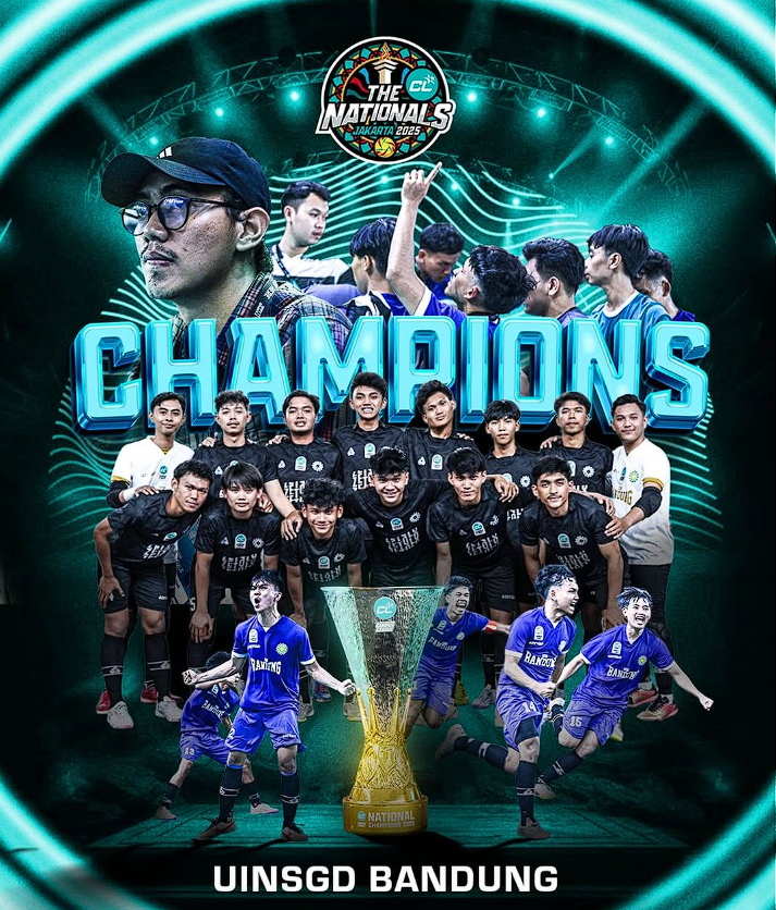 Champions Campus League Futsal The Nationals 2025, UIN Sunan Gunung Djati Bandung Ukir Prestasi Nasional