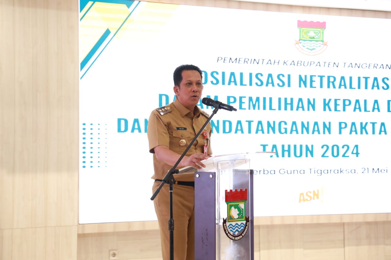 Pj Bupati Tangerang Minta Seluruh ASN Netral Hadapi Pilkada Serentak 2024