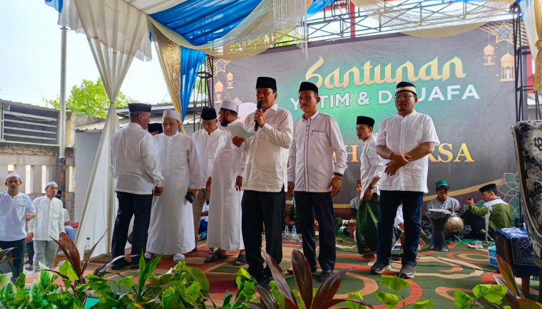 Sekda Hadiri Halbil dan Santun Anak Yatim Majlis Pengobatan Al Ikhlas