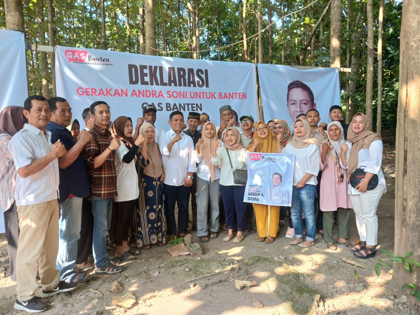 Andra Soni Terima Dukungan Relawan Maju Pilgub Banten