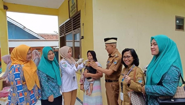 Kecamatan Jambe Gelar Program Gerebek Posyandu