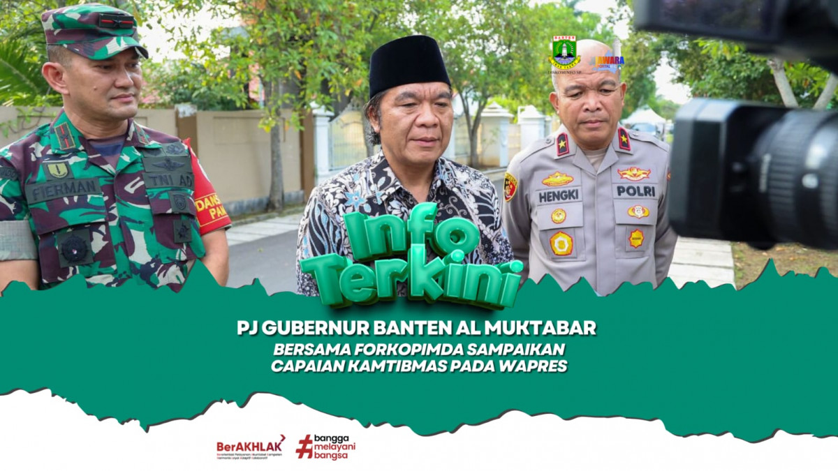 Pj Gubernur Banten Sambut Kedatangan Wapres KH Ma’ruf Amin di Ponpes An Nawawi