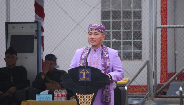 Upacara Pengibaran Bendera HUT RI Ke-79 di Rutan Kelas I Tangerang