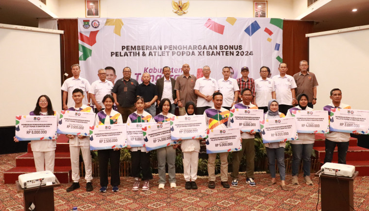 Bonus Apresiasi Pemkab Tangerang untuk Atlet Berprestasi di Popda XI Banten 2024