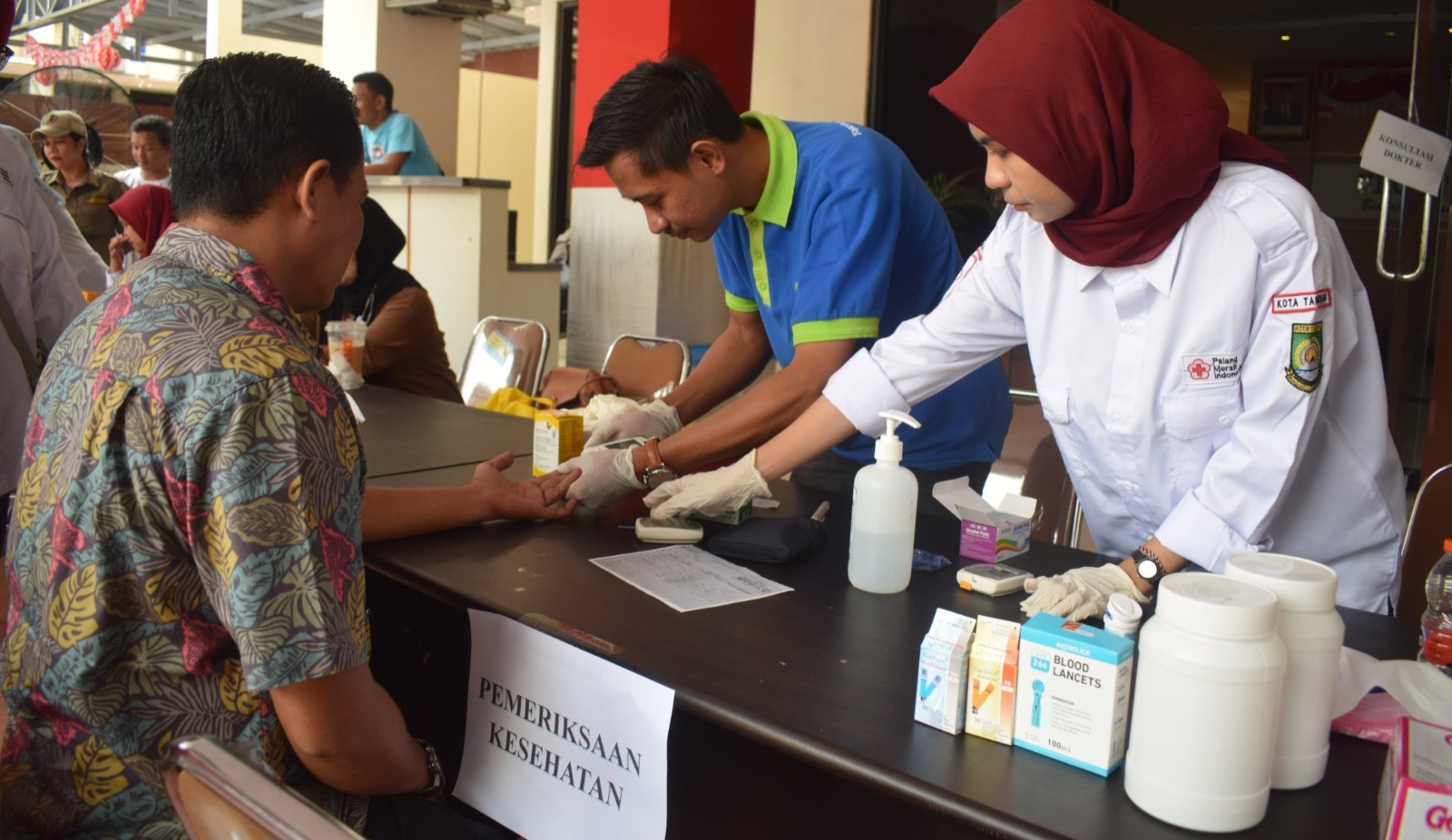 PMI Kota Tangerang Gelar Pengobatan Gratis dan Edukasi Kesehatan di HUT ke-79