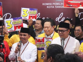 Nomor Urut 3 Paslon Sachrudin-Maryono Menjadi Simbol Kemenangan di Pilwalkot Tangerang 2024