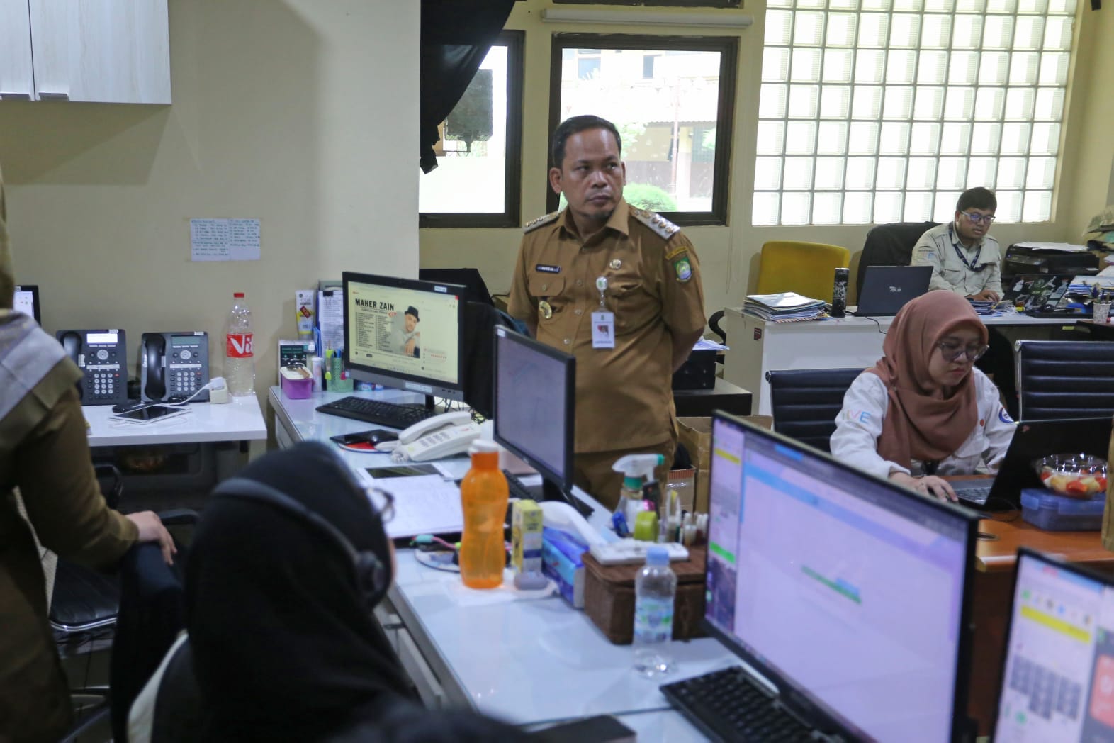 Sidak Pelayanan Publik dan Command Center, Dr. Nurdin Minta Fungsi TLR Dikembalikan Seperti Sedia