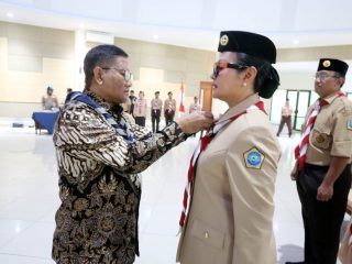 Lantik Saka BNN, Sekda : Komitmen Perangi dan Berantas Narkoba 