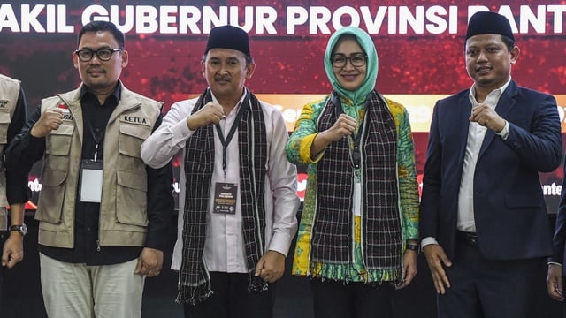 Daftar Pasangan Calon Pilgub Banten 2024: Airin-Ade vs Andra-Dimyati