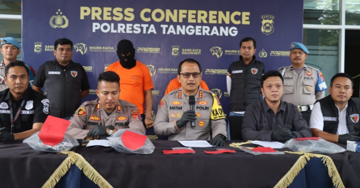 Polresta Tangerang Berhasil Ungkap Kasus Pembunuhan di Talaga Bestari