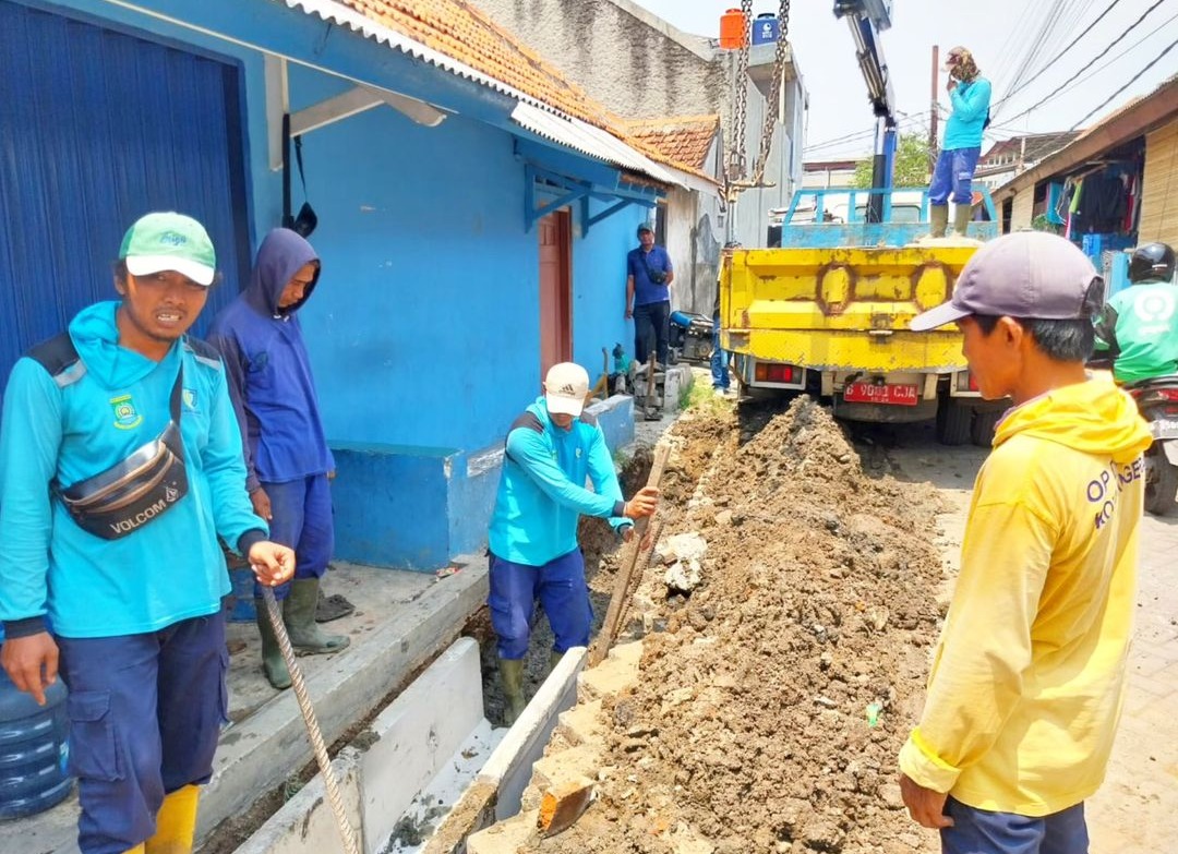 Pemkot Tangerang Antisipasi Banjir dengan Pemasangan Uditch Drainase di Kecamatan Batuceper