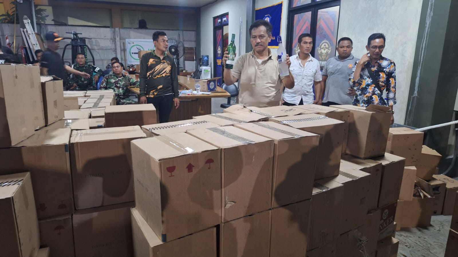 Ribuan Miras Diamankan Satpol PP Kota Tangerang