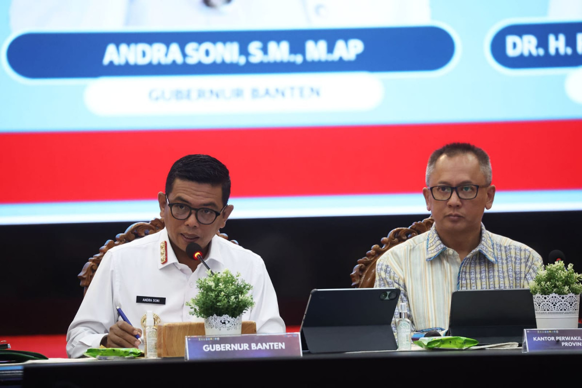 Penguatan Digitalisasi dan Pengendalian Inflasi, Kepala Daerah Se-Banten Diminta Perkuat Komitmen
