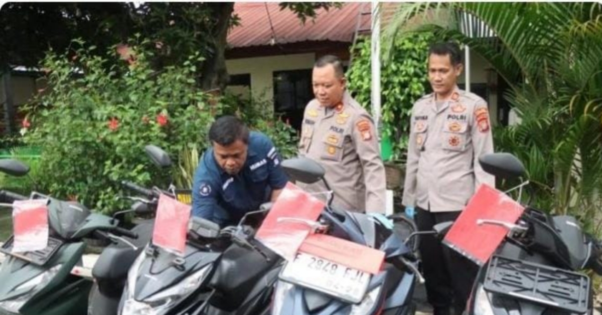 6 Pelaku Curanmor Ditangkap Polsek Jatiuwung, 2 Polisi Terluka Saat Penangkapan