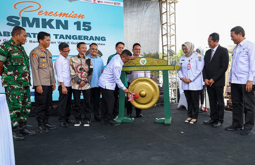 Gubernur Banten Andra Soni Resmikan SMKN 15 Kabupaten Tangerang, Dorong Akses Pendidikan Merata