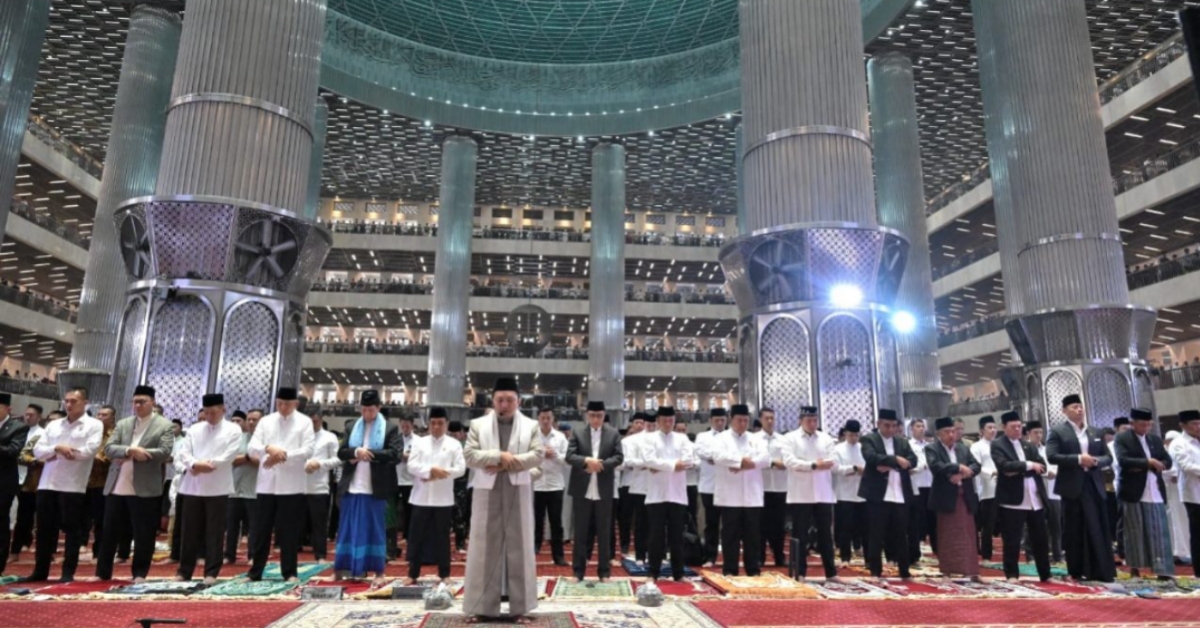 Presiden Prabowo Salat Iduladha 1446 H di Masjid Istiqlal