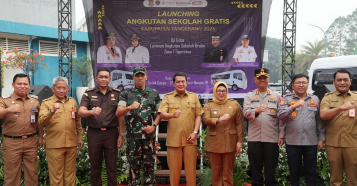 Pemkab Tangerang Luncurkan Angkutan Sekolah Gratis, Dorong Akses Pendidikan Inklusif