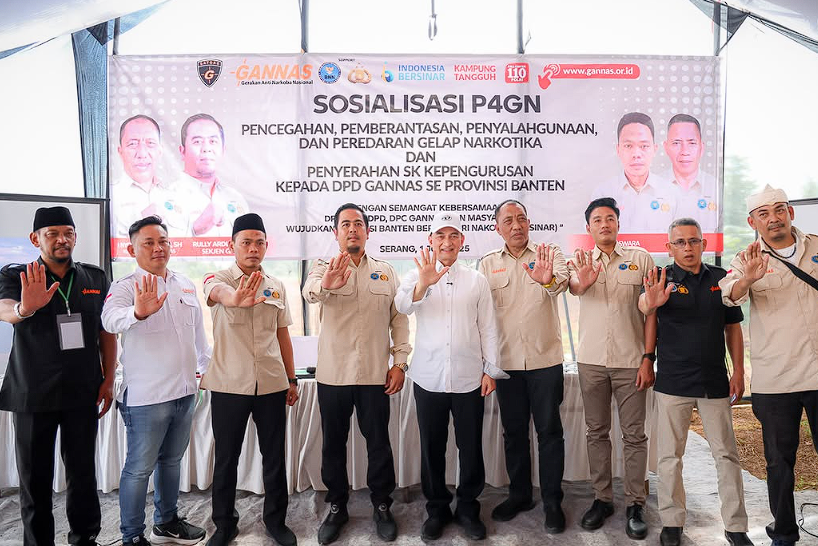 Wagub Banten Serukan “Say No to Drugs” dalam Sosialisasi Anti Narkoba di Kota Serang