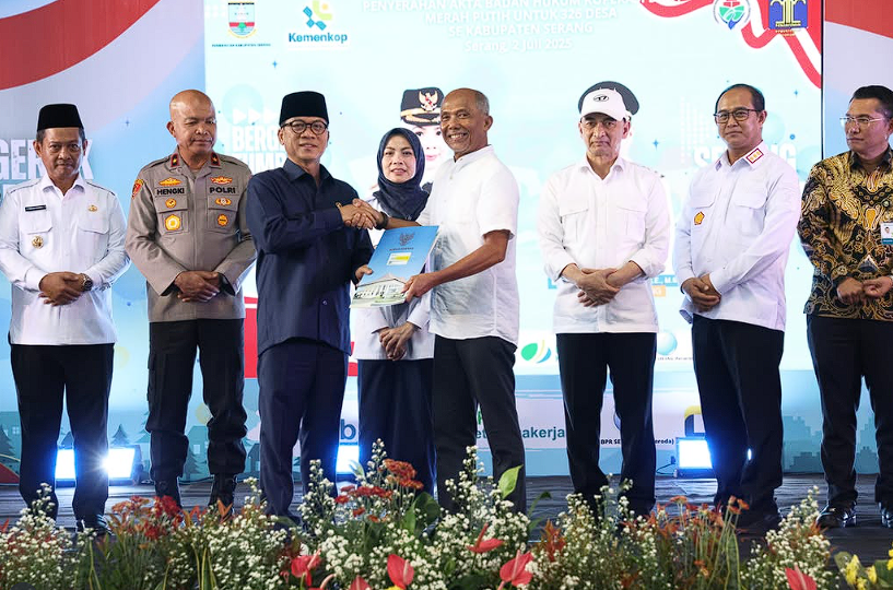 Koperasi Desa Merah Putih Diresmikan di Banten, Dorong Kemandirian dan Sejahterakan Warga Desa