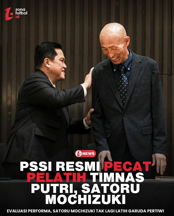 PSSI Resmi Akhiri Kerja Sama dengan Satoru Mochizuki, Timnas Putri Bakal Alami Perombakan