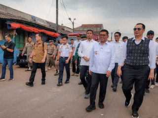 Gubernur Banten Tinjau Penataan Pasar Rau, Dorong Revitalisasi Ekonomi Serang