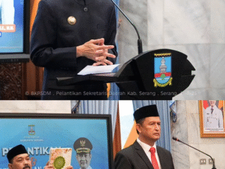Zaldi Dhuhana Resmi Dilantik sebagai Sekda Kabupaten Serang Definitif 2025