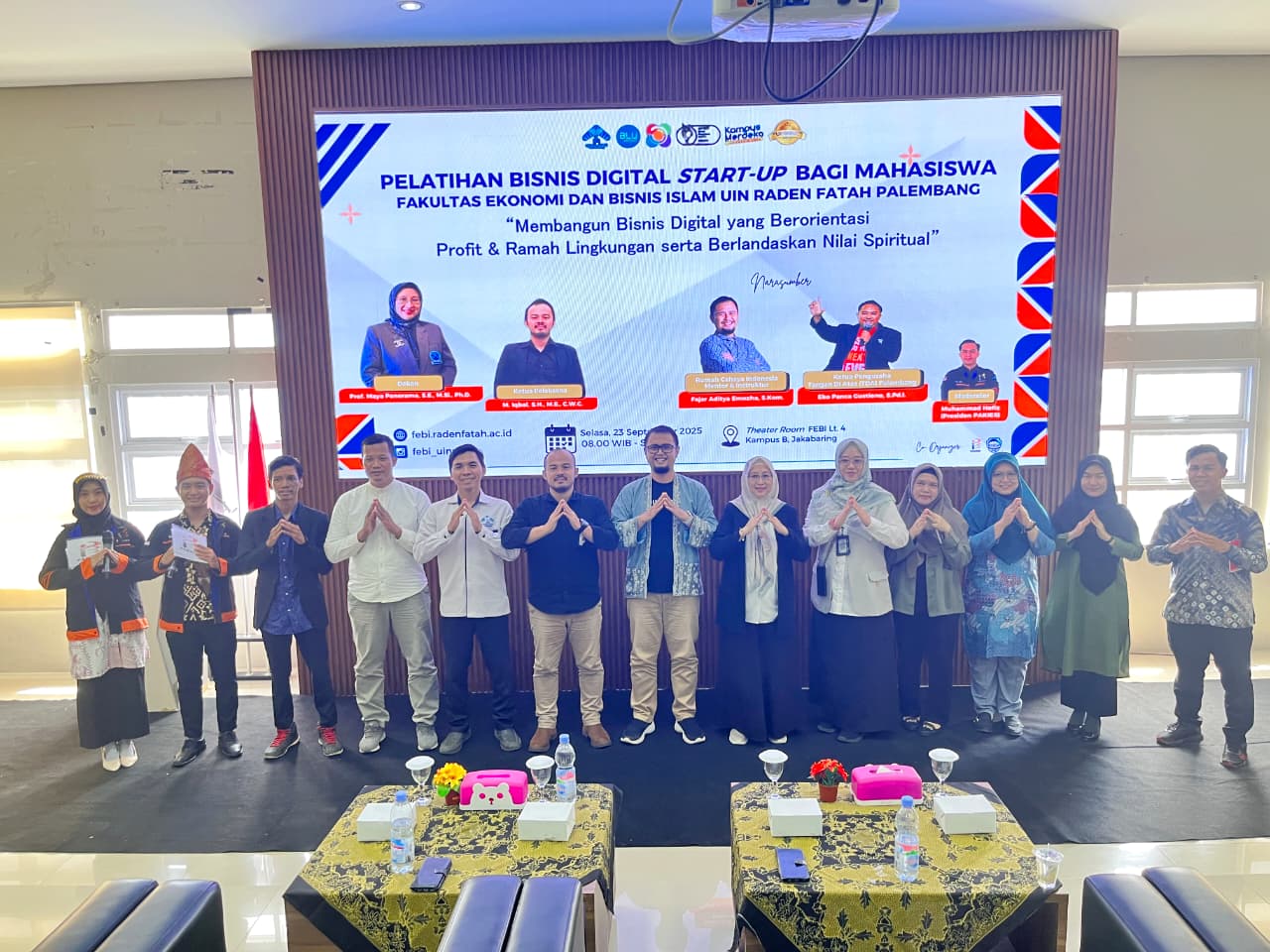 Siap menjadi Technopreneur Muda, Mahasiswa FEBI UIN Raden Fatah Palembang ikuti Pelatihan Bisnis Digital Start-Up