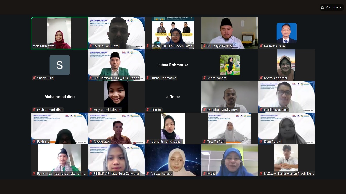 Academy Doki Sukses Gelar Webinar Nasional Bedah Buku Ekonomi Islam 2025