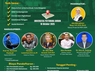 Asosiasi Prodi Penyuluhan dan Komunikasi Gelar Seminar Nasional di Ambon, Undang Pengelola Jurnal untuk Kerjasama Publikasi