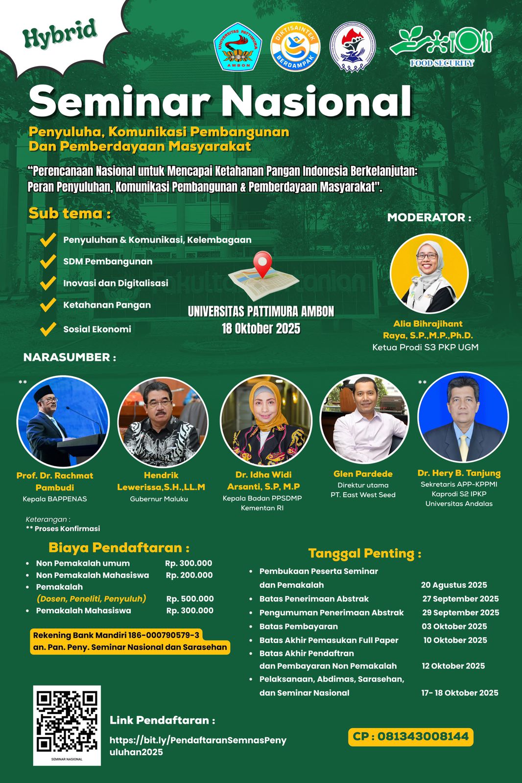 Asosiasi Prodi Penyuluhan dan Komunikasi Gelar Seminar Nasional di Ambon, Undang Pengelola Jurnal untuk Kerjasama Publikasi