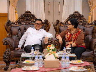 Gubernur Andra Soni Terima Kunjungan Kajati Banten, Perkuat Sinergi dan Kolaborasi Pembangunan Daerah