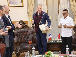Gubernur Banten Andra Soni Terima Dubes Prancis Fabien Penone, Bahas Kerja Sama Investasi dan Industri
