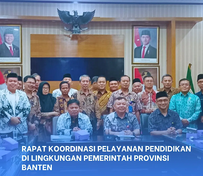 Rapat Koordinasi Pendidikan Banten 2025: Dindikbud Perkuat Sinergi dan Layanan Pendidikan