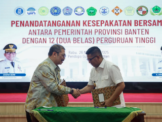 Gubernur Banten Andra Soni Perkuat Kerja Sama dengan 12 Perguruan Tinggi untuk Percepatan Pembangunan Daerah