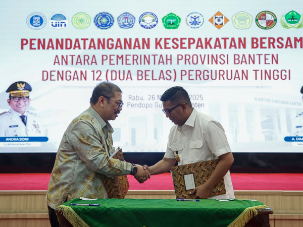 Gubernur Banten Andra Soni Perkuat Kerja Sama dengan 12 Perguruan Tinggi untuk Percepatan Pembangunan Daerah