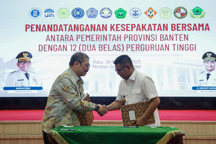 Gubernur Banten Andra Soni Perkuat Kerja Sama dengan 12 Perguruan Tinggi untuk Percepatan Pembangunan Daerah