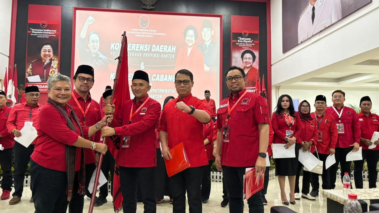 PDIP Banten 2025–2030: Ade Sumardi Memimpin, Abraham Garuda Laksono Menguatkan Basis Gen Z