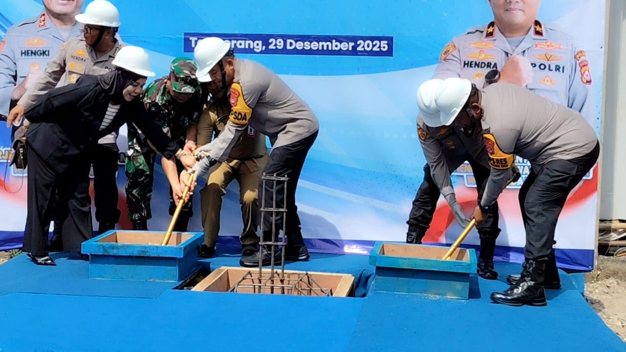 Groundbreaking 49 SPPG Polda Banten, Langkah Strategis Dukung Makan Bergizi Gratis