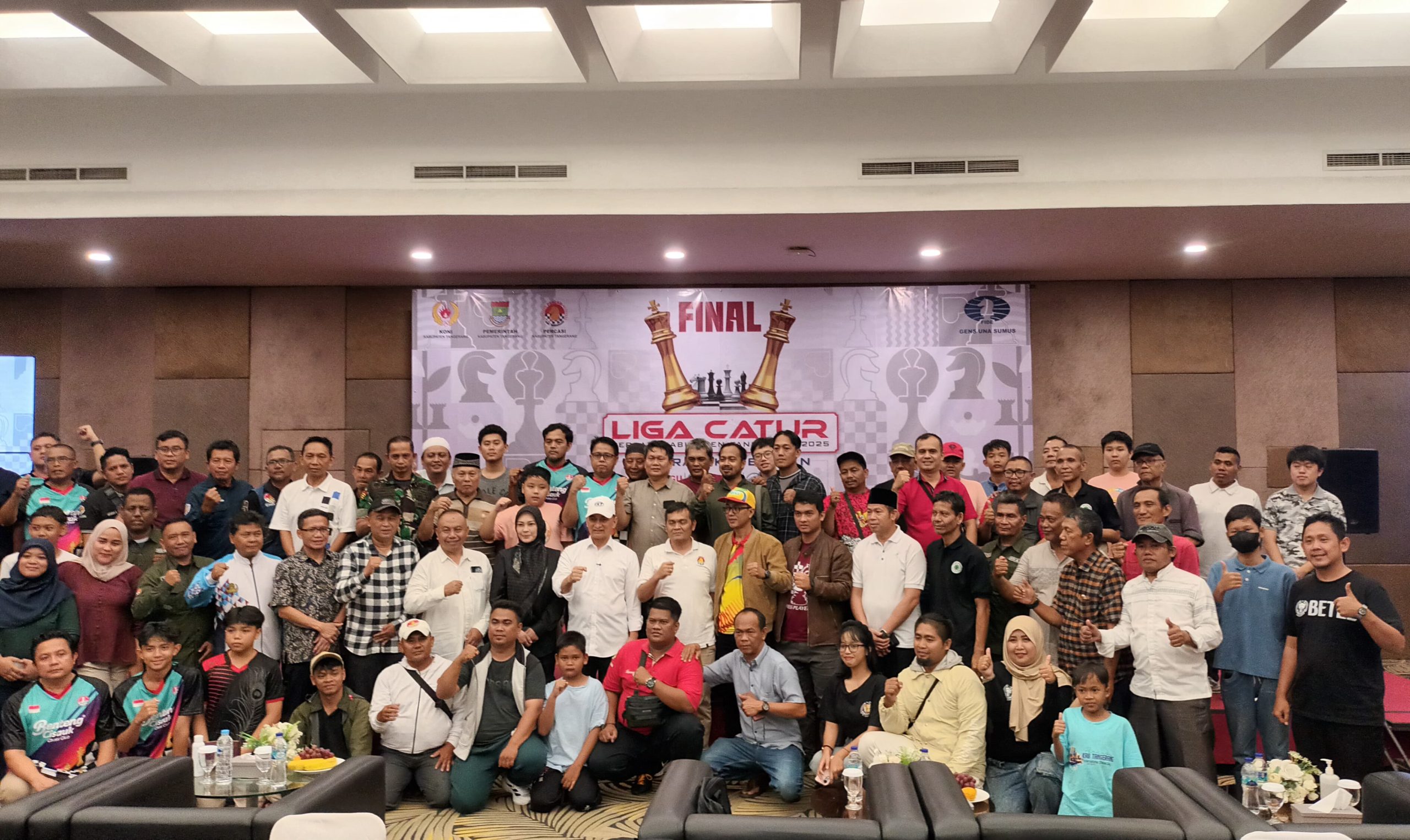 Final Liga Catur Percasi Kabupaten Tangerang Warnai Penutupan Tahun 2025