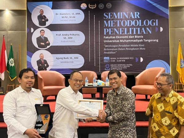 FEB UMT Gelar Seminar Nasional Metodologi Penelitian, Soroti Urgensi Riset Berdampak bagi Pendidikan Indonesia