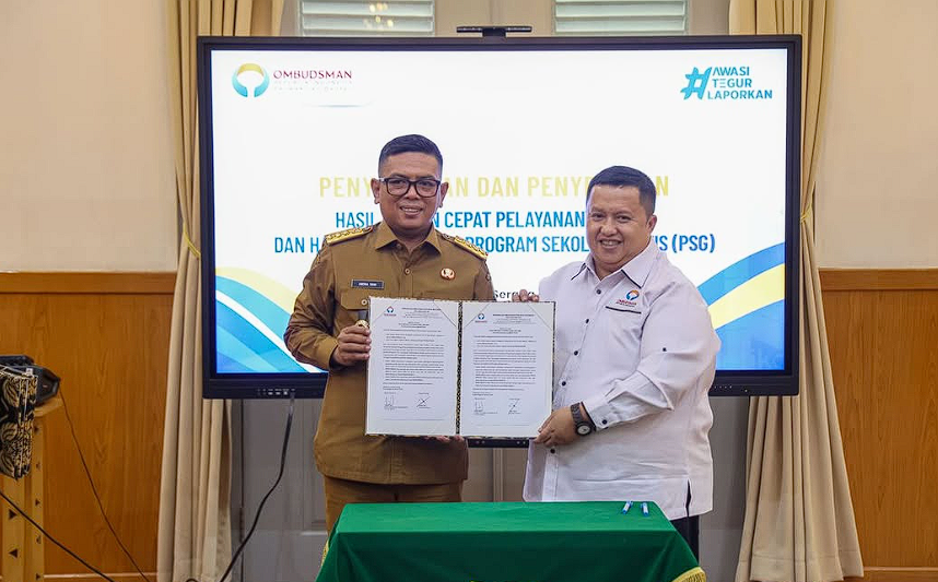 Gubernur Andra Soni Targetkan Perbaikan Layanan Samsat dan Sekolah Gratis Rampung Sebulan