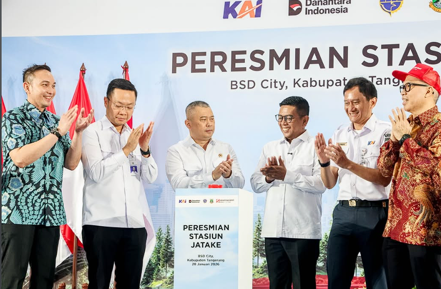 Stasiun Jatake Diresmikan, Andra Soni: Transportasi Jadi Penggerak Ekonomi Baru Banten