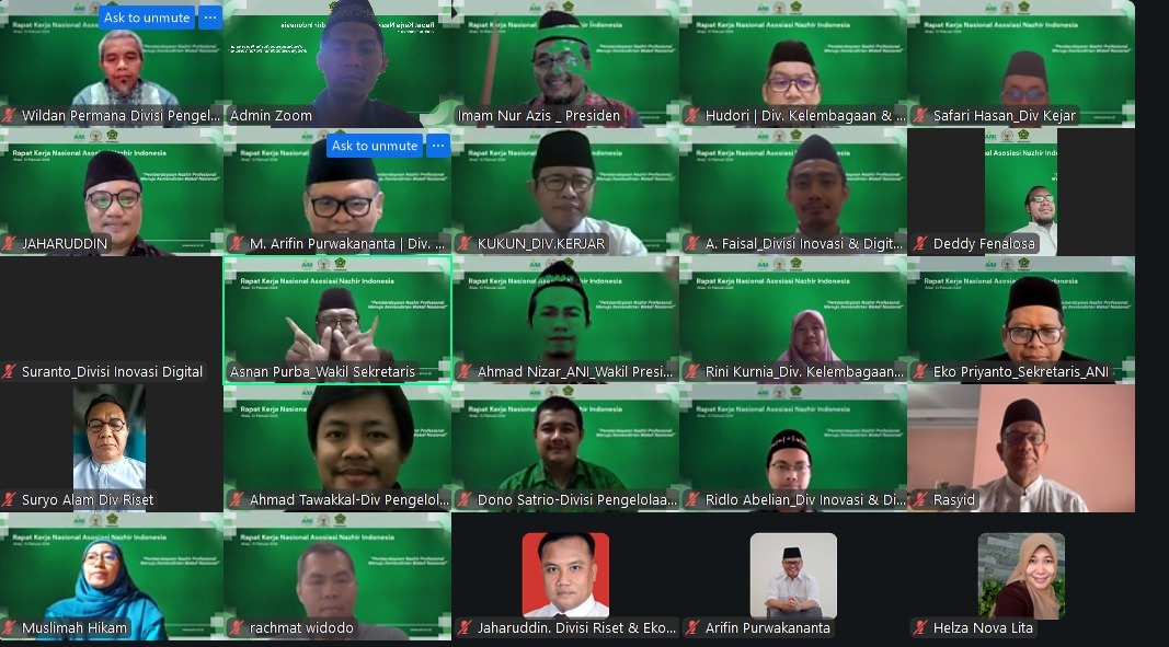 ANI Gelar Rakernas I, Luncurkan Indonesian Nazhir Academy untuk Profesionalisasi Wakaf Nasional