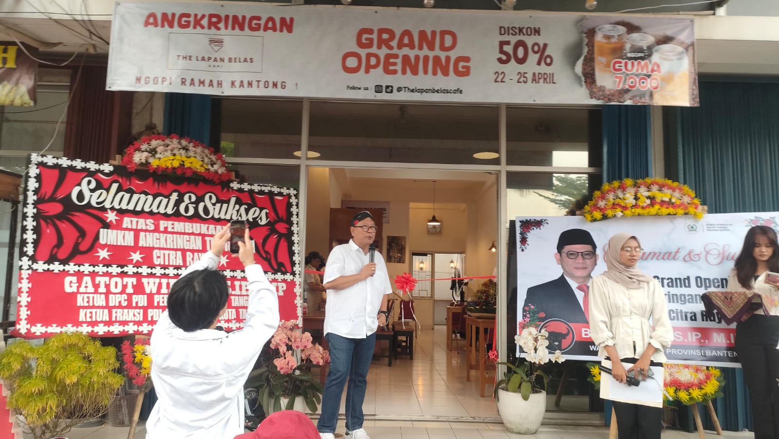 The Lapan Belas Kopi Citra Raya Resmi Dibuka, Destinasi Nongkrong Baru Anak Muda Tangerang