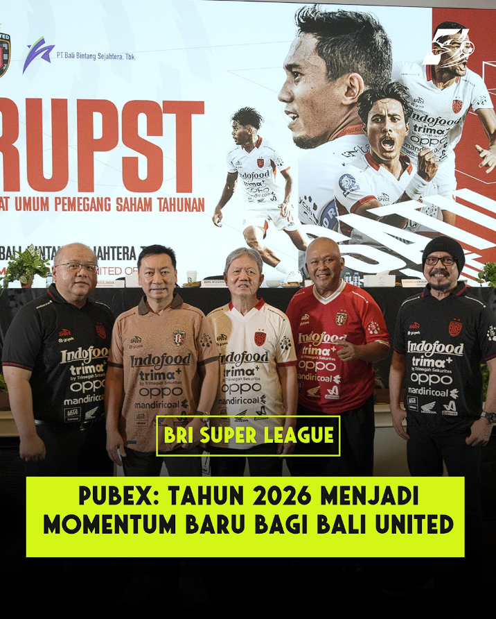 Bali United Perkuat Ekosistem Sportainment, Optimistis Panen Hasil Bisnis di 2026