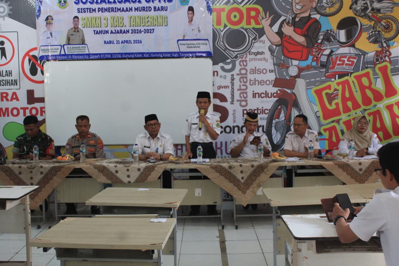SMKN 3 Kabupaten Tangerang Buka SPMB 2026/2027, Pendaftaran Gratis dengan 5 Jurusan Unggulan