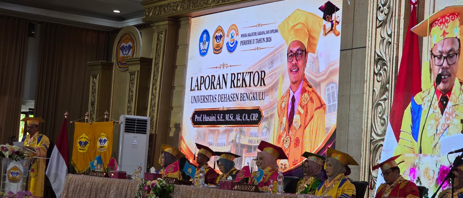 Universitas Dehasen Bengkulu Gelar Wisuda Periode II Tahun 2026, Meluluskan 361 Wisudawan