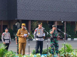 Andra Soni Hadiri Apel Siaga Karhutla Banten 2026