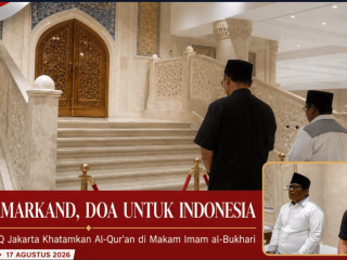 Dua Dosen IIQ Gelar Khataman Al-Qur’an HUT Ke-81 RI di Samarkand