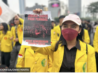 Demo BEM UI dan FMN Tertahan Menuju Bundaran HI, Bawa 8 Tuntutan